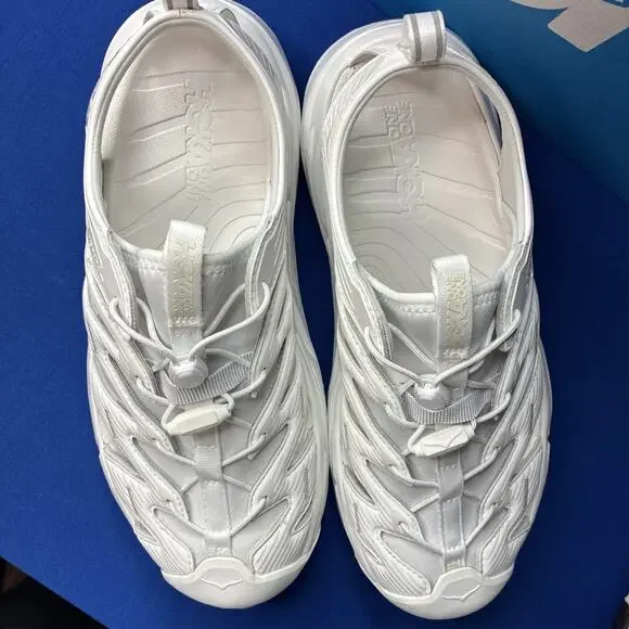 New HOKA One One Hopara White White 1123112-WHWH Men's Size 9.5 - Picture 4 of 8